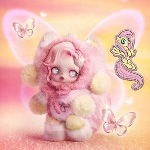 My little pony X Skull panda - FLUTTERSHY CONFIRMED NIB